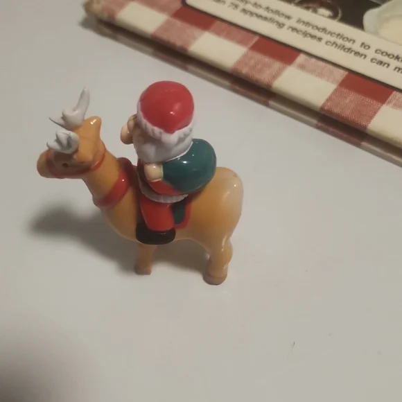 Santa Riding Reindeer Holiday Decor - Picture 4 of 5